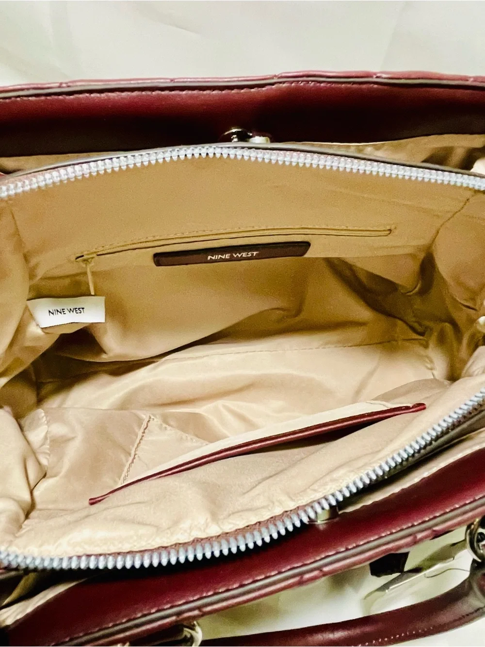 Nine West Peetra Quilted Satchel/Crossbody, NWT